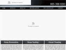 Tablet Screenshot of nutechstone.com